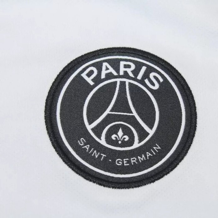 2018-2019 Paris Saint-Germain Paris Jordan White Long Sleeve Retro Soccer Jersey