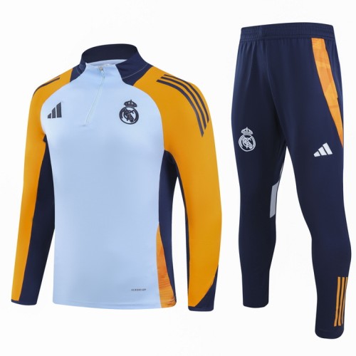 24-25 Real Madrid High Quality Half Pull Tracksuit