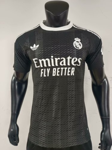 25-26 Real Madrid Black GoalKeeper Player Version Soccer Jersey
