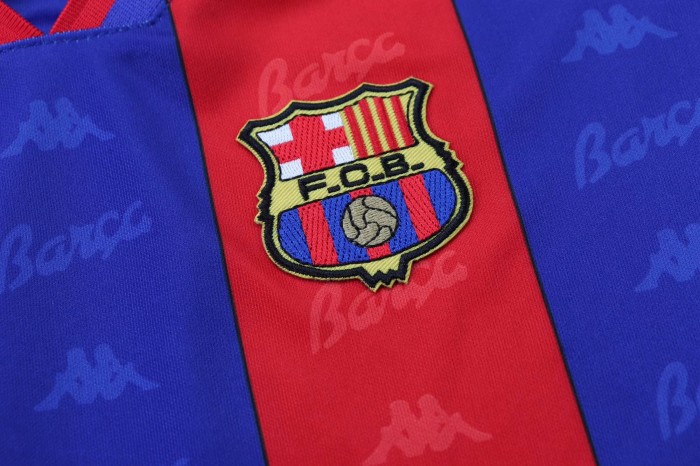 1996-1997 Barcelona Home Retro Kids Soccer Jersey