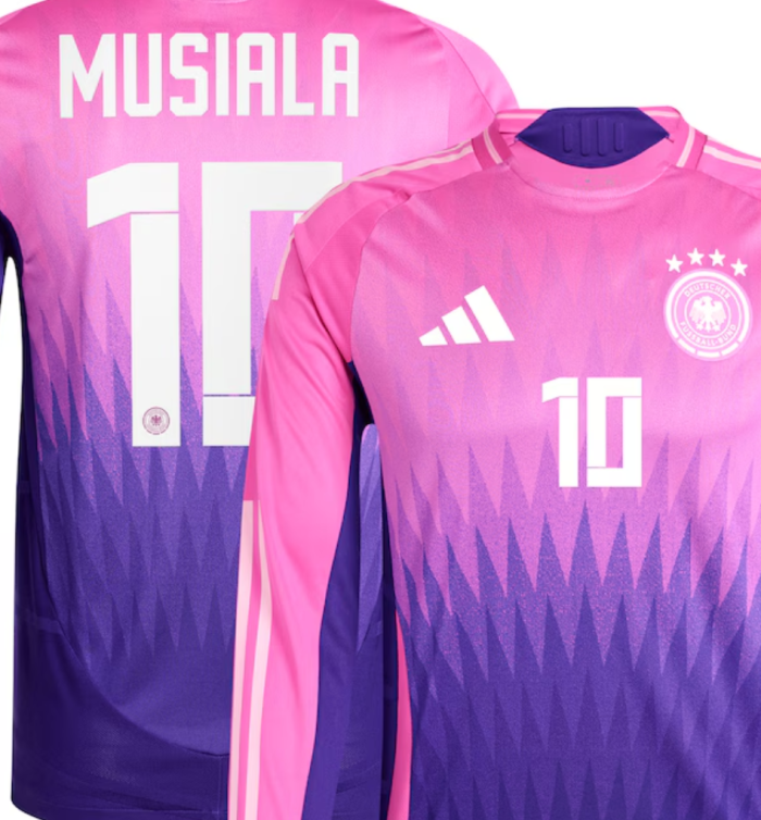 2024 Germany Europe Cup Away Long sleeves Player Version Soccer Jersey