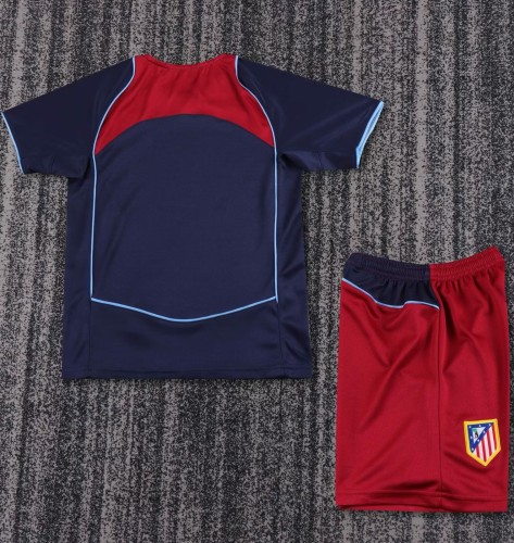 2004-2005 Atlético Madrid Away Retro Kids Soccer Jersey