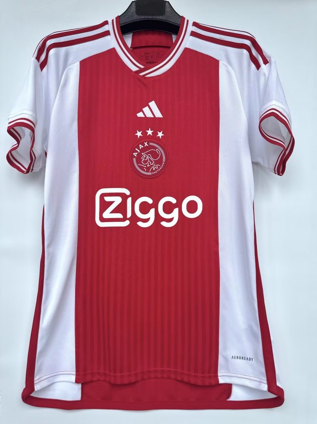 23-24 Ajax Home Fans Soccer Jersey