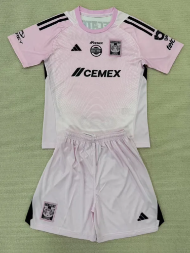 25-26 Tigres UANL Pink GoalKeeper Adult Suit