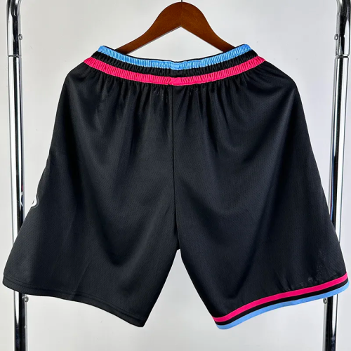 23-24 HEAT Black South Coast Top Quality NBA Pants