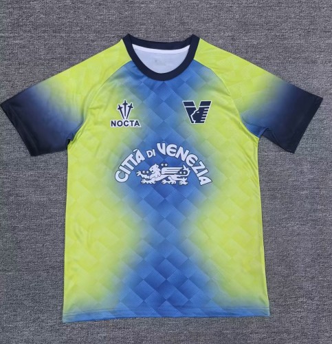 24-25 Venezia FC Blue Green Goalkeeper Soccer Jersey
