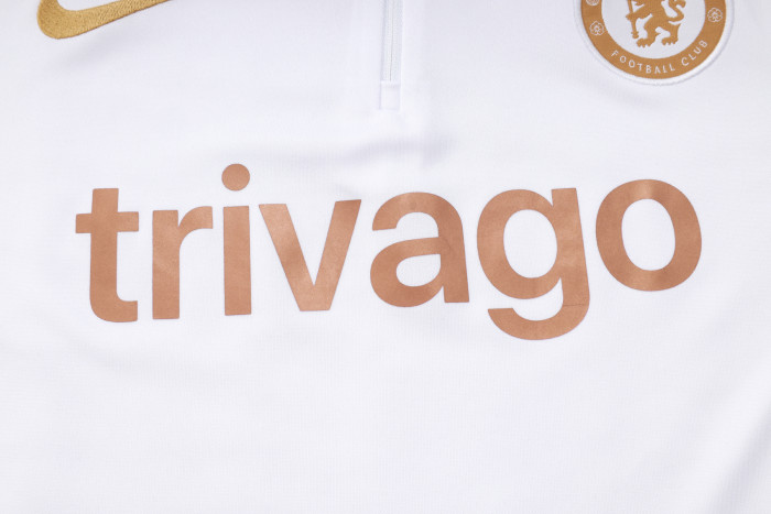 23-24 Chelsea High Quality Half Pull Tracksuit