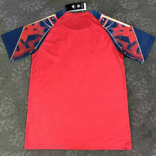 25-26 Manchester United Red Black Fans Training shirts