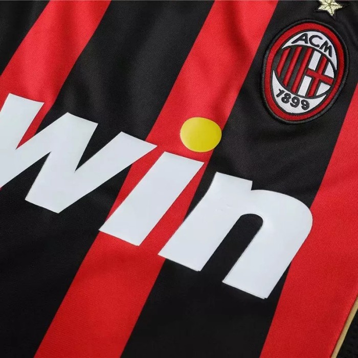 2006-2007 AC Milan Home Retro Soccer Jersey
