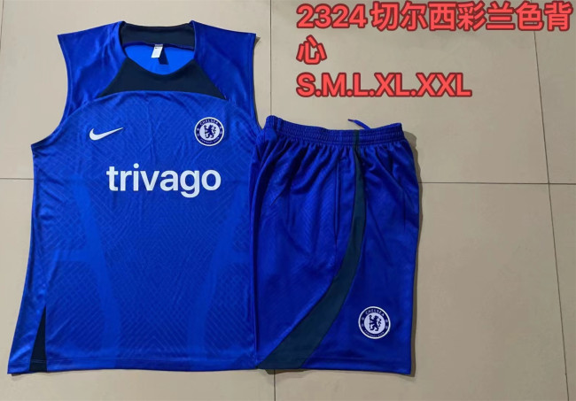 23-24 Chelsea High quality Tank Top And Shorts Suit