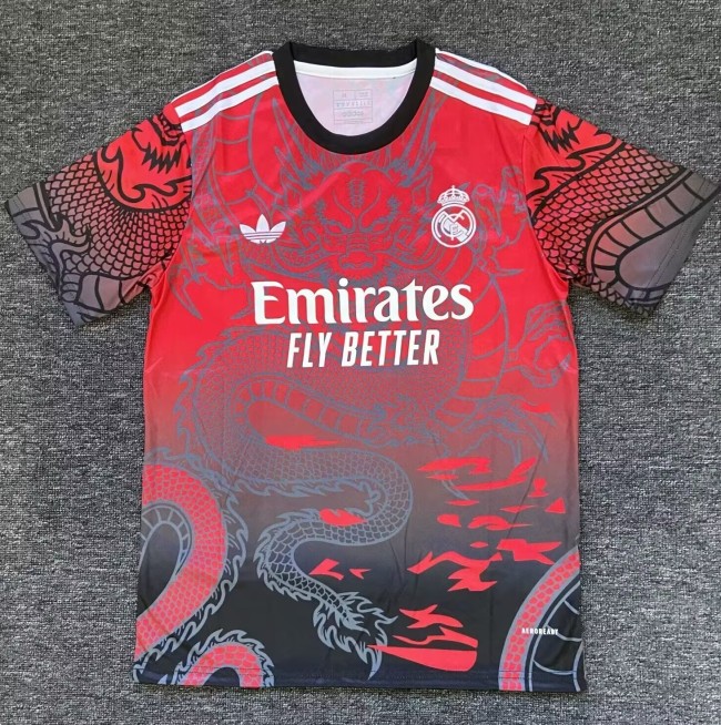24-25 Real Madrid Red Special Edition Fans Soccer Jersey