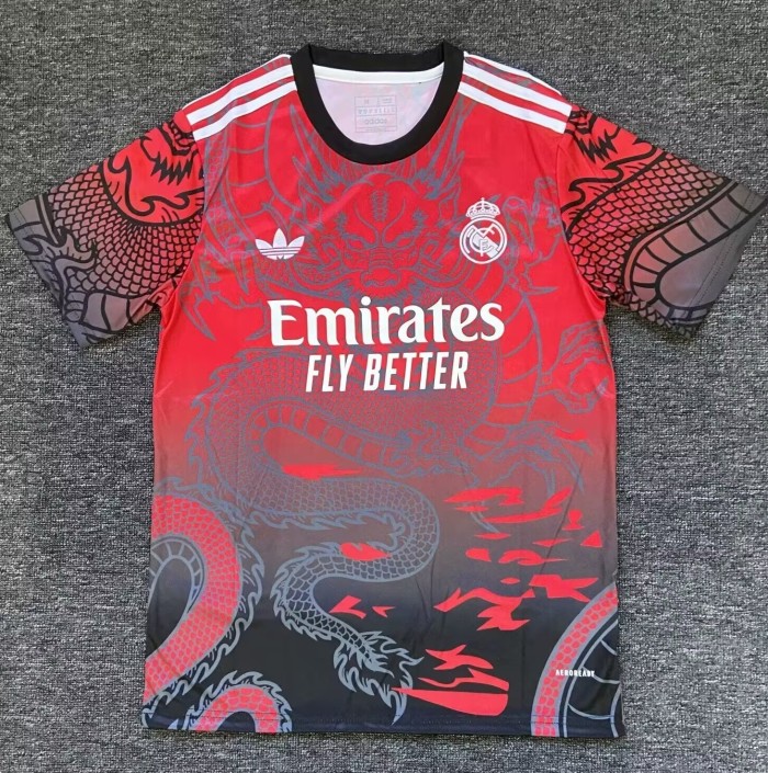 24-25 Real Madrid Red Special Edition Fans Soccer Jersey