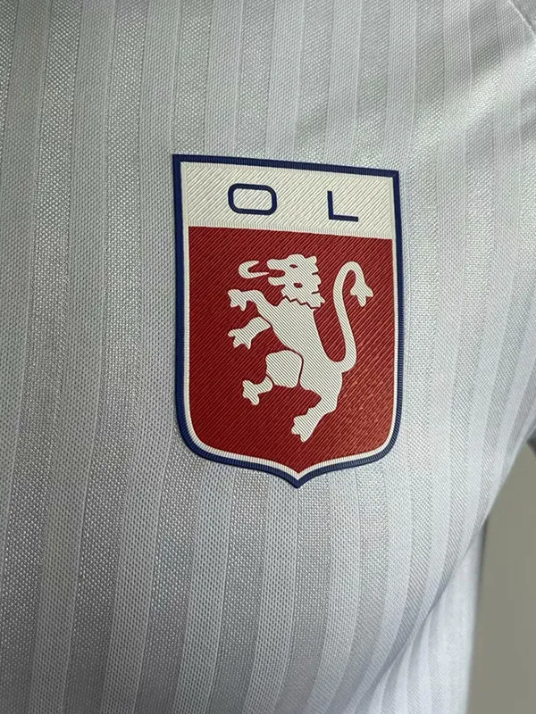 24-25 Lyon 75th Anniversary White Player Version Training shirts