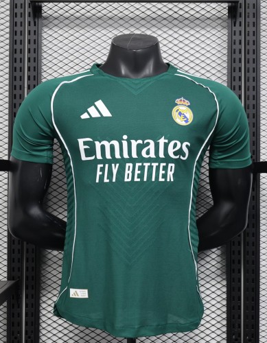 25-26 Real Madrid Green Special Edition Player Version Training Shirts