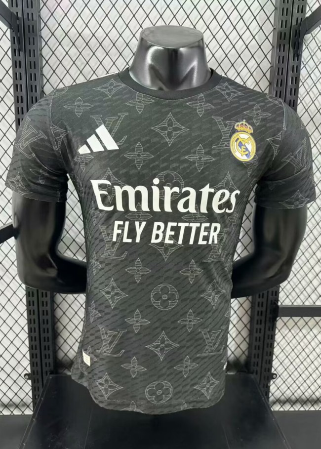 25-26 Real Madrid Black Special Edition Player Version Training Shirts *L