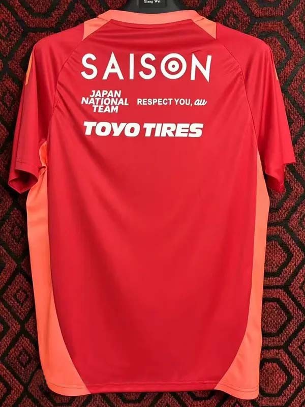 24-25 Japan Red Training Shirts