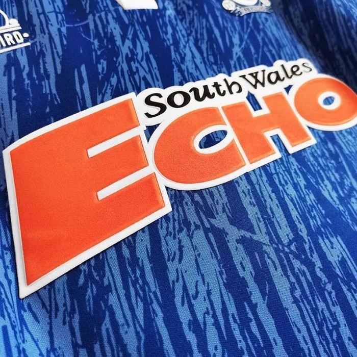 1990 Cardiff City Home Retro Soccer Jersey