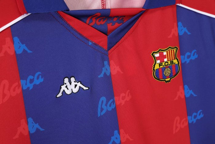 1992-1995 Barcelona Home Retro Soccer Jersey