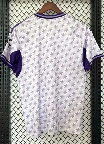 25-26 Manchester United White Purple Special Edition Fans Soccer Jersey
