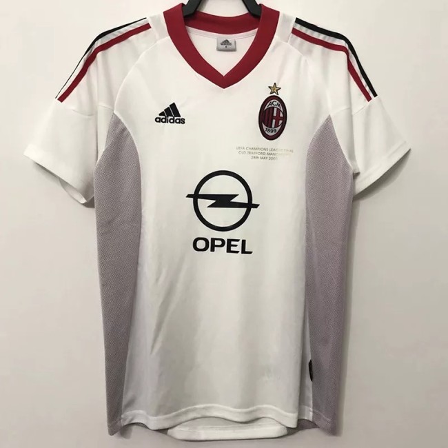 2002-2003 AC Milan Away Retro Soccer Jersey (带决赛字)