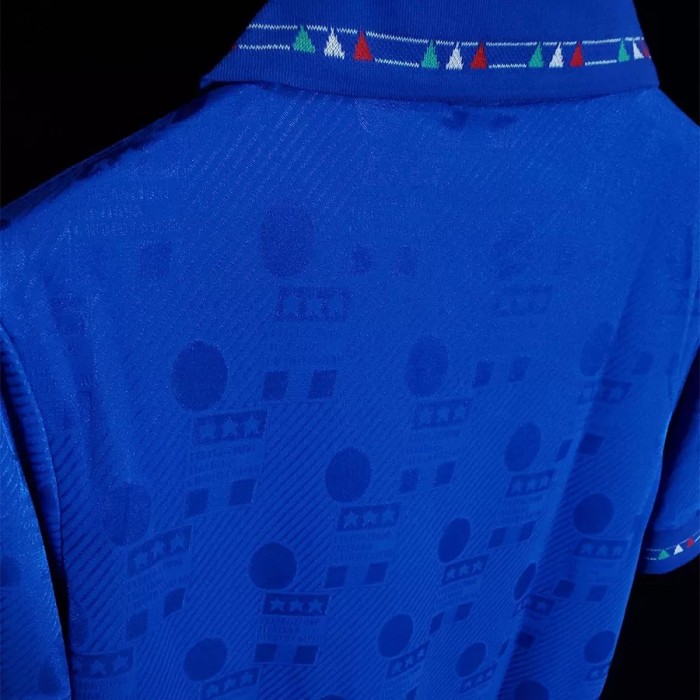 1994 Italy Home Blue Retro Soccer Jersey