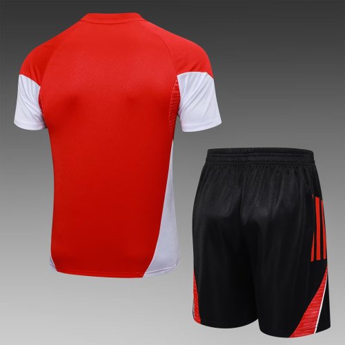2025 No Label Player Version Training Short Suit —Red红色 无标