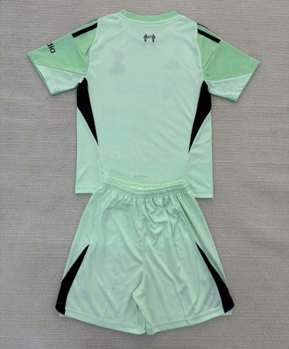 25-26 Liverpool GoalKeeper Kids Soccer Jersey
