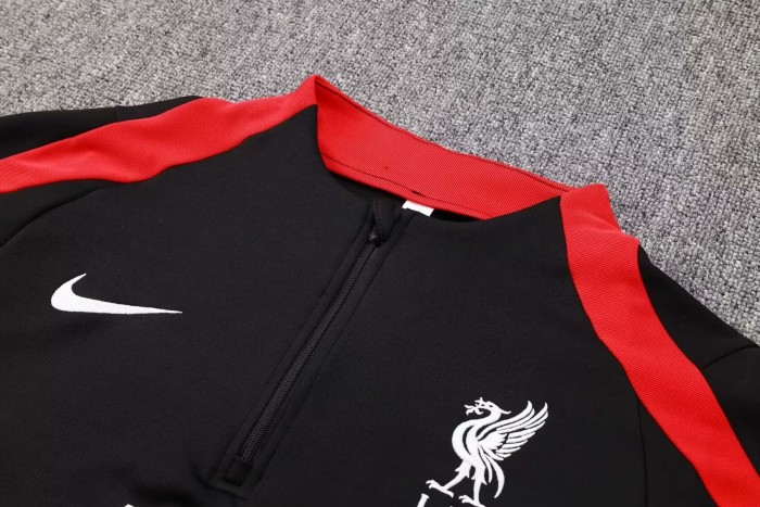 24-25 Liverpool High Quality Half Pull Tracksuit