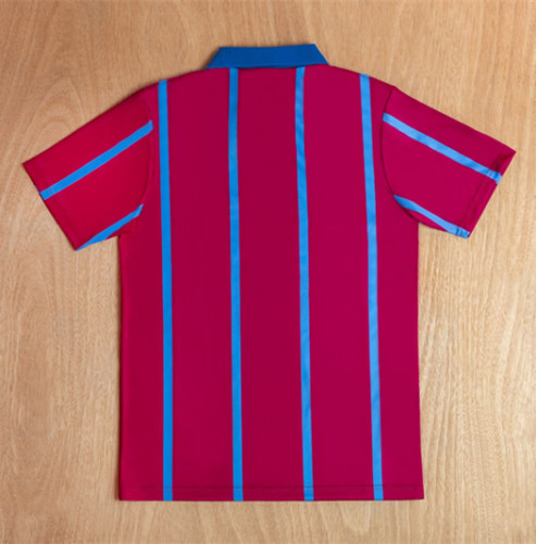 1993-1995 Aston Villa Home Retro Soccer Jersey
