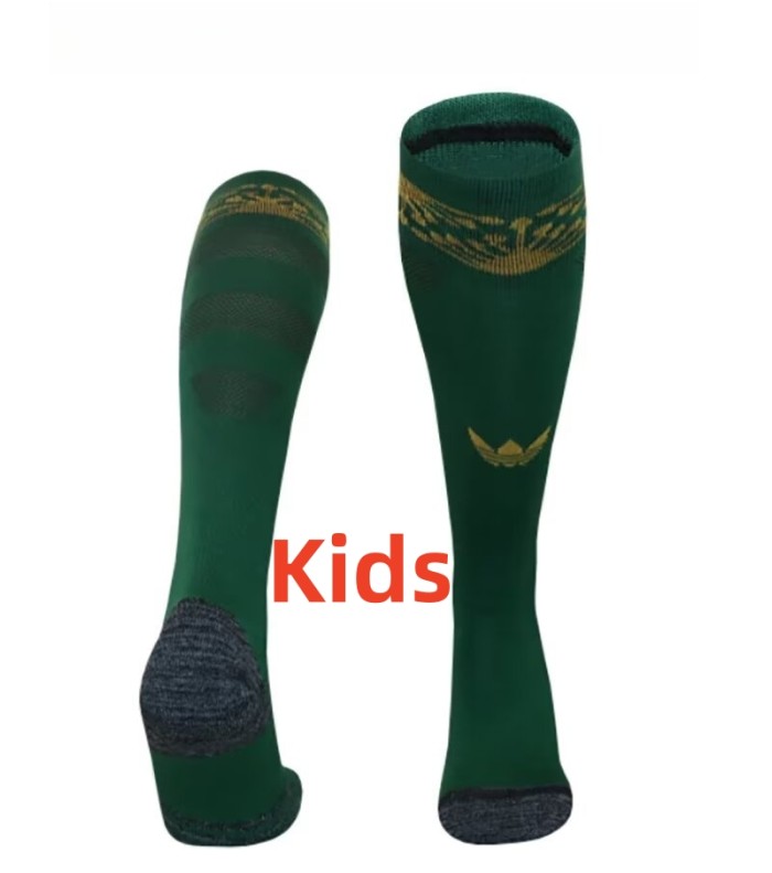 25-26 Mexico Gold Cup Green Kids Socks