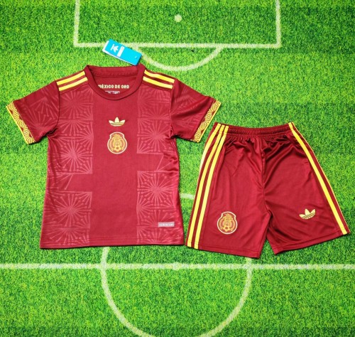 25-26 Mexico Gold Cup Red Kids Soccer Jersey