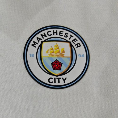 2024 Manchester City White Fleece Hoodie