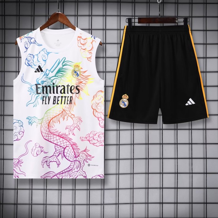 24-25 Real Madrid High Quality Tank Top And Shorts Suit