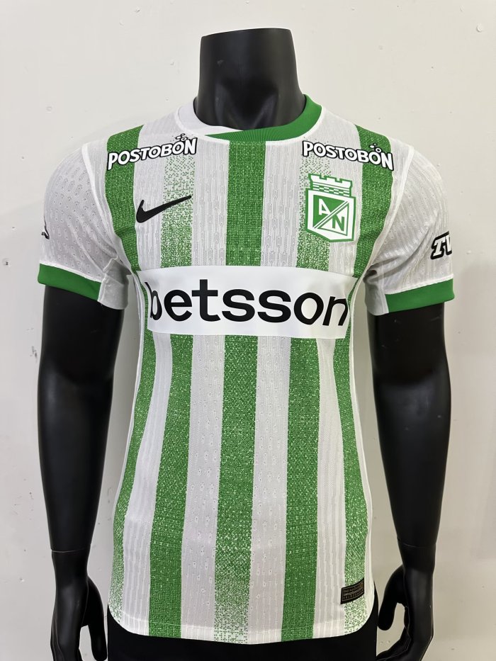 25-26 Atletico Nacional Home Player Version Soccer Jersey