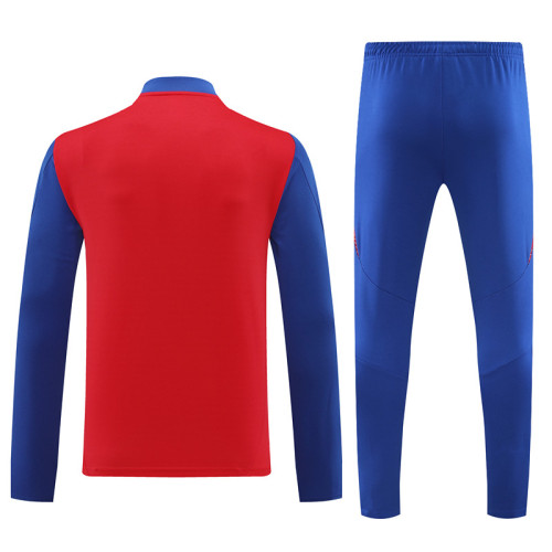 24-25 Spain High Quality Half Pull Tracksuit