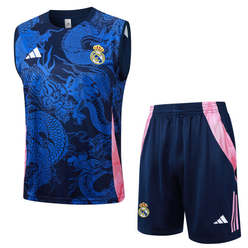 24-25 Real Madrid High Quality Tank Top And Shorts Suit