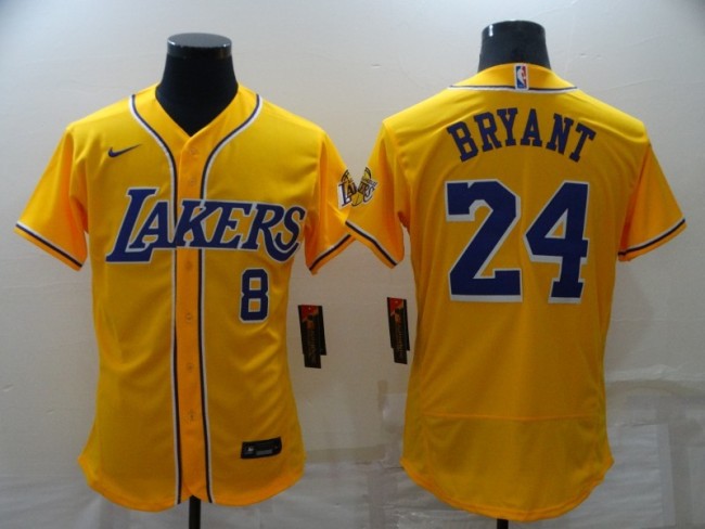 2024 MLB Los Angeles Lakers New Pattern Jersey