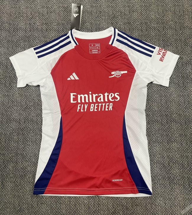 24-25 Arsenal Home Women Fans Soccer Jersey