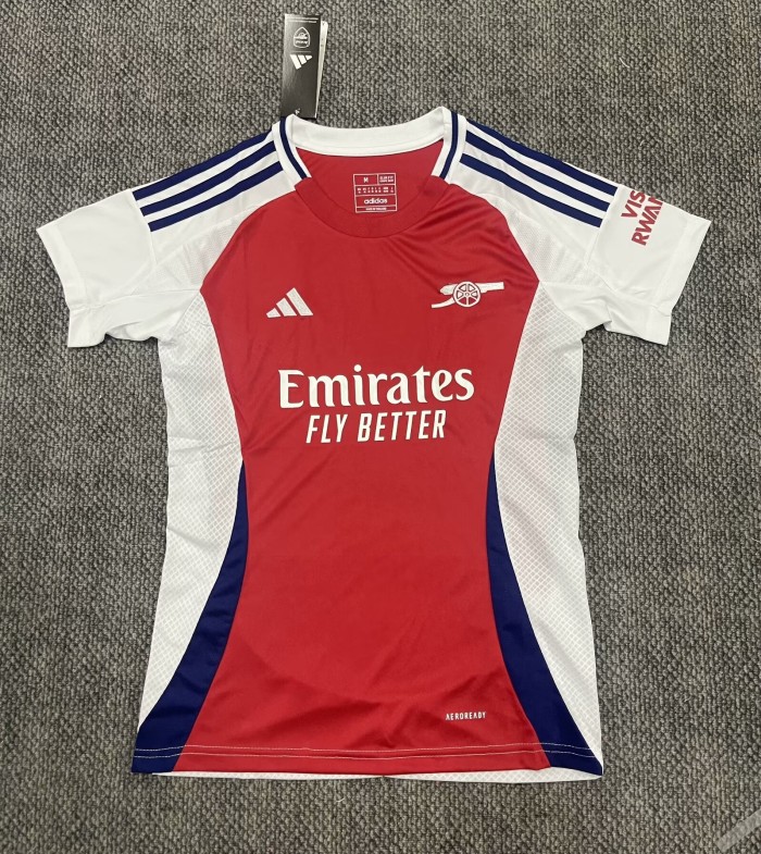 24-25 Arsenal Home Women Fans Soccer Jersey