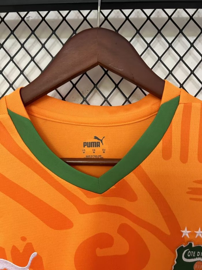 24-25 Cote d'Ivoire Home Fans Soccer Jersey