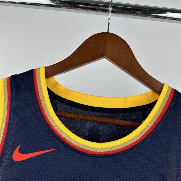 24-25 WARRIORS BUTLERIII #10 Royal blue City Edition Top Quality Hot Pressing NBA Jersey