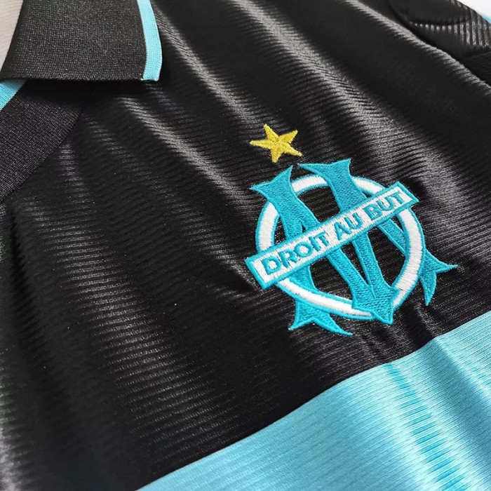 1999-2000 Marseille Third Black Retro Soccer Jersey