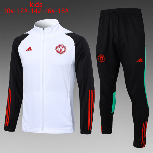 23-24 Manchester United High Quality Kids Jacket Tracksuit