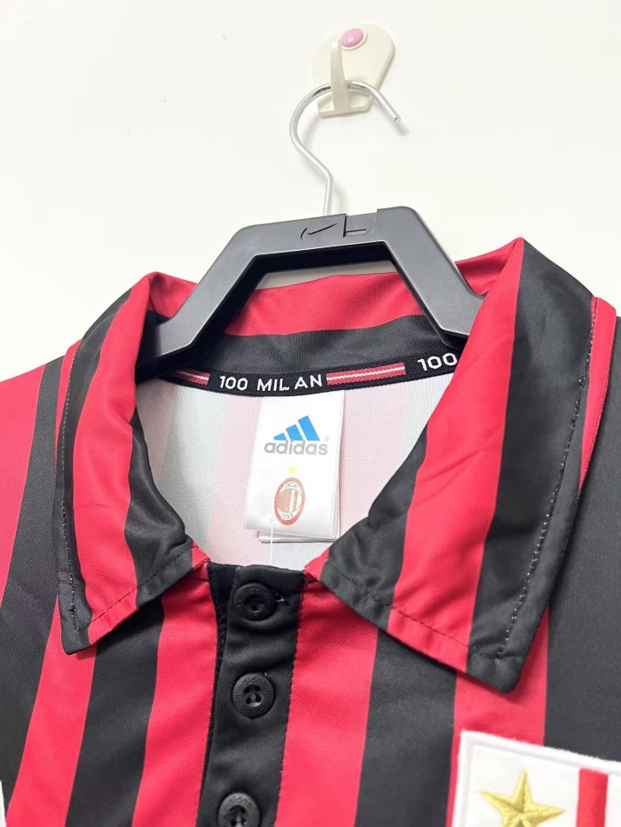 1999-2000 AC Milan Home Retro Soccer Jersey