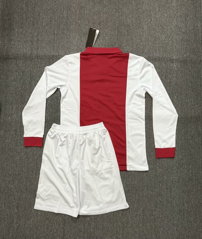 25-26 Ajax 125th Commemorative Edition Long sleeves Kids Soccer Jersey