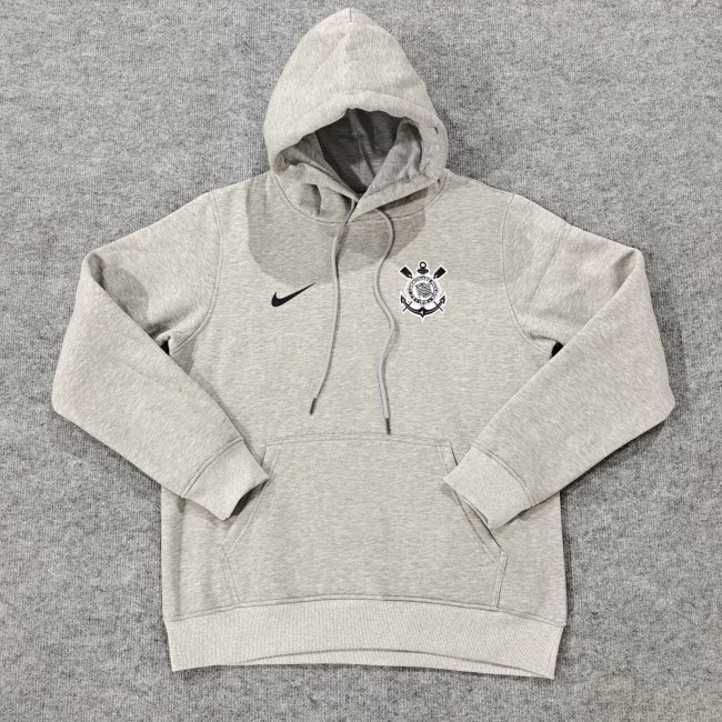 2024 Corinthians Gray Fleece Hoodie