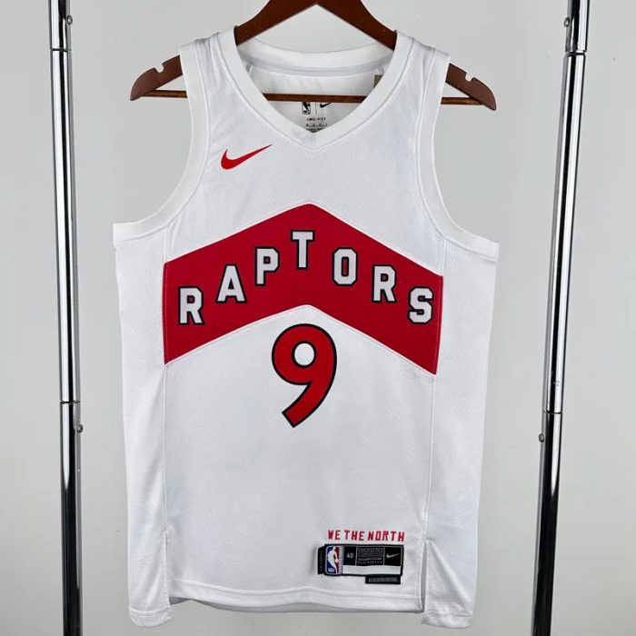 22-23 Raptors BARRETT #9 White Top Quality Hot Pressing NBA Jersey