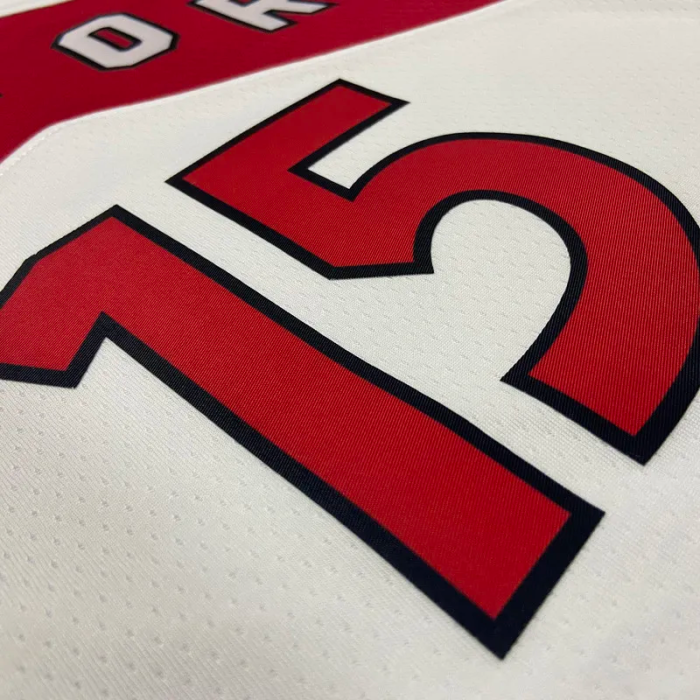 22-23 Raptors CARTER #15 White Top Quality Hot Pressing NBA Jersey