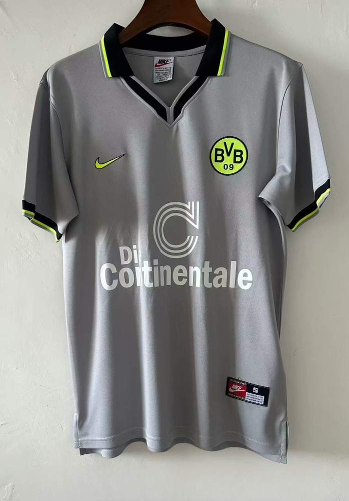 1997-1998 Dortmund Away Retro Soccer Jersey