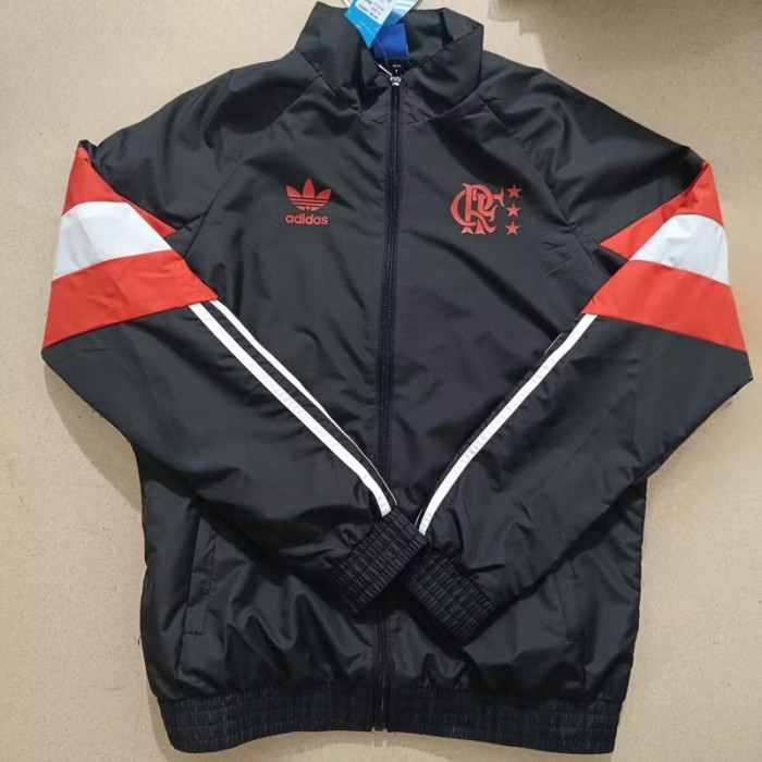 24-25 Flamengo Black Windbreaker